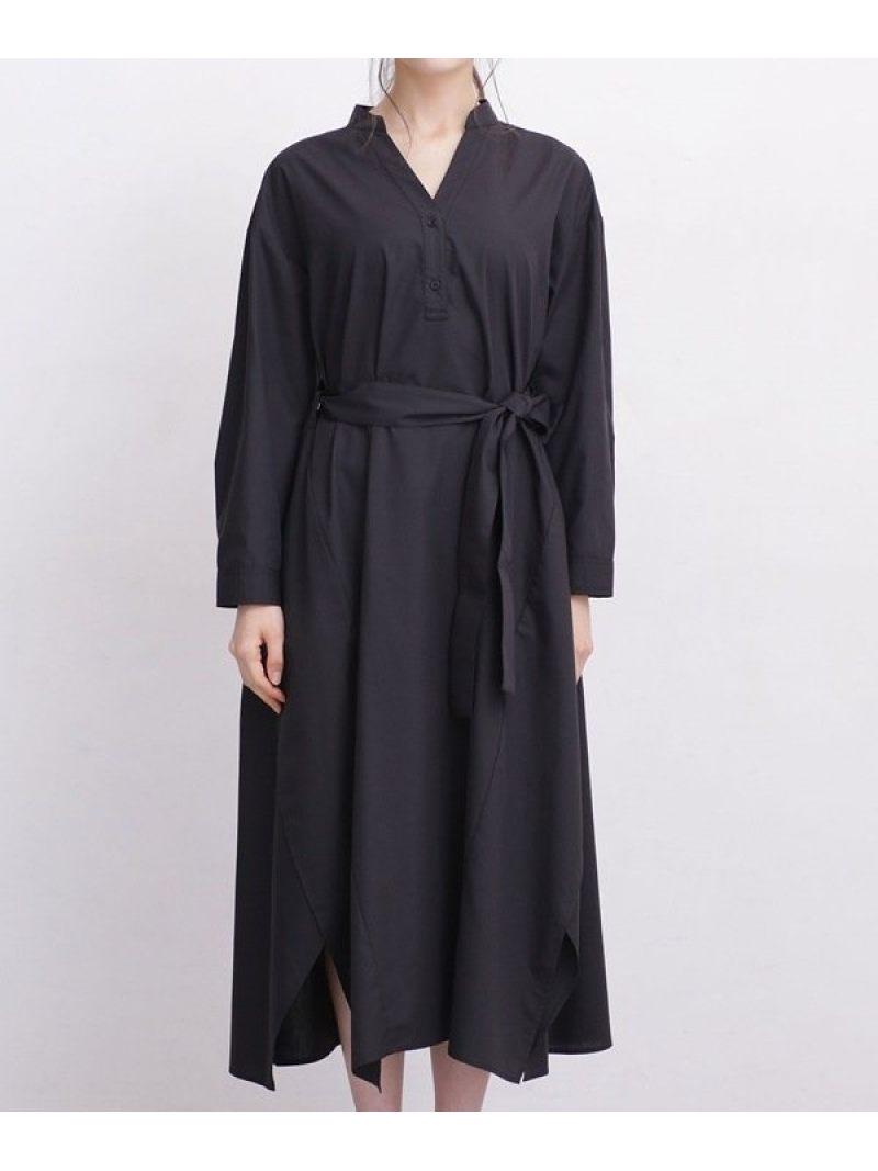 WEB限定/ボリュームシルエットロングシャツワンピース