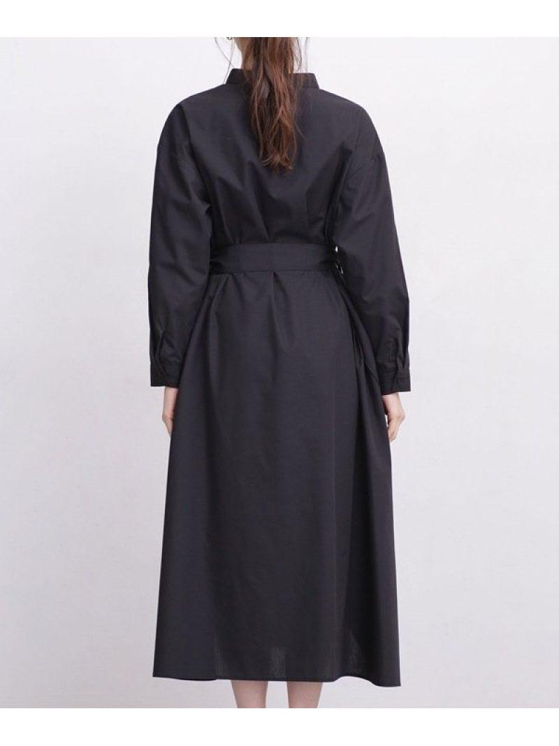 WEB限定/ボリュームシルエットロングシャツワンピース