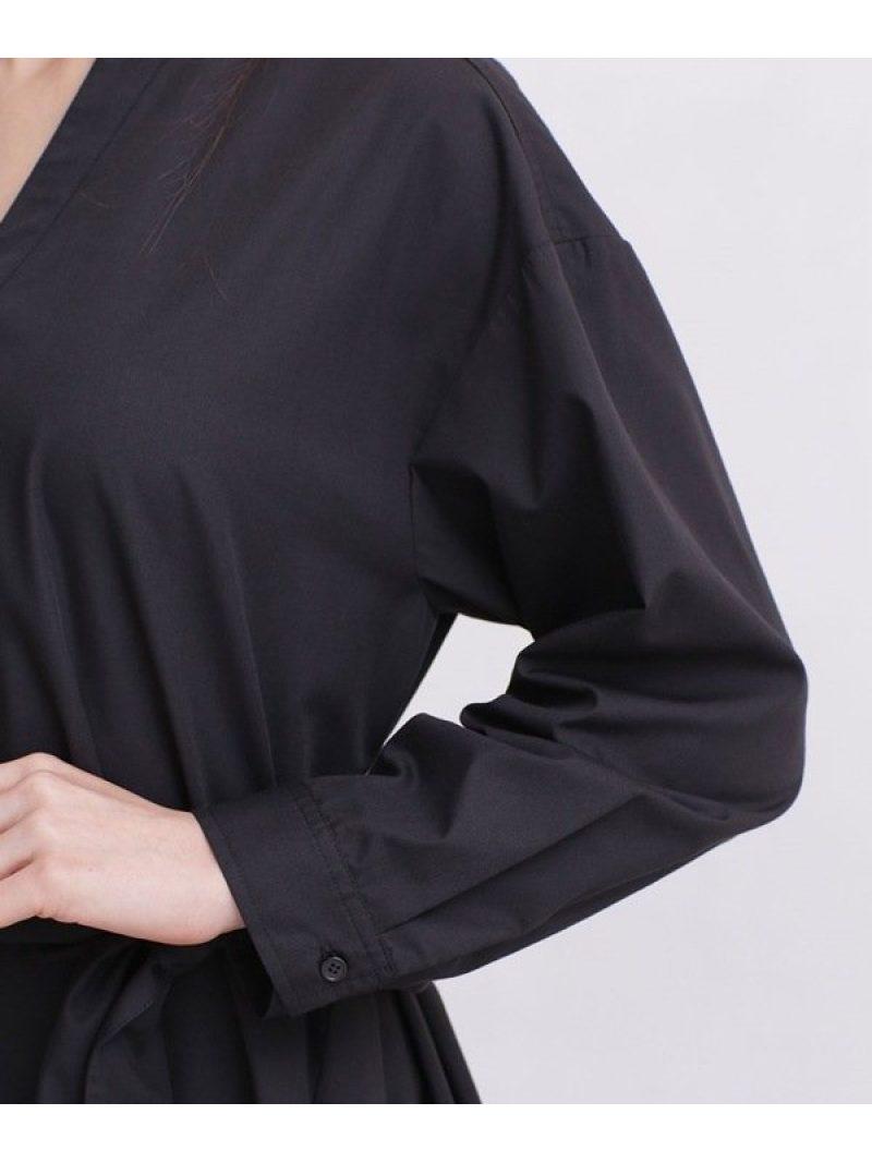 WEB限定/ボリュームシルエットロングシャツワンピース
