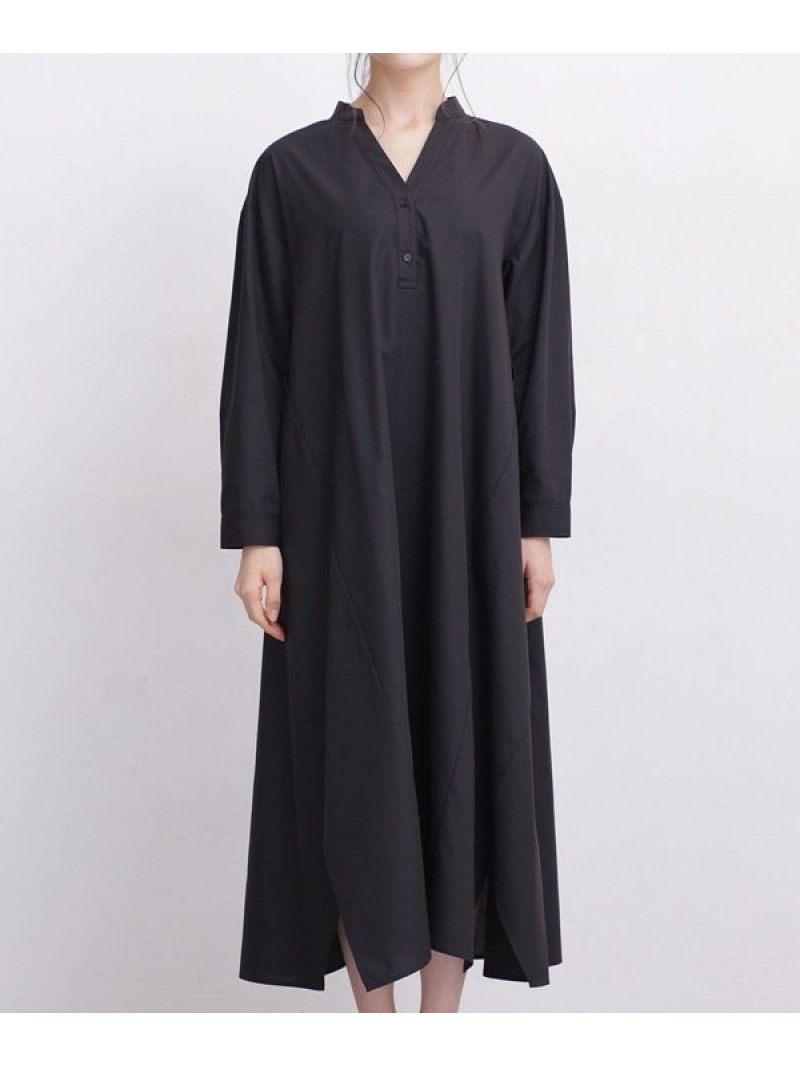 WEB限定/ボリュームシルエットロングシャツワンピース