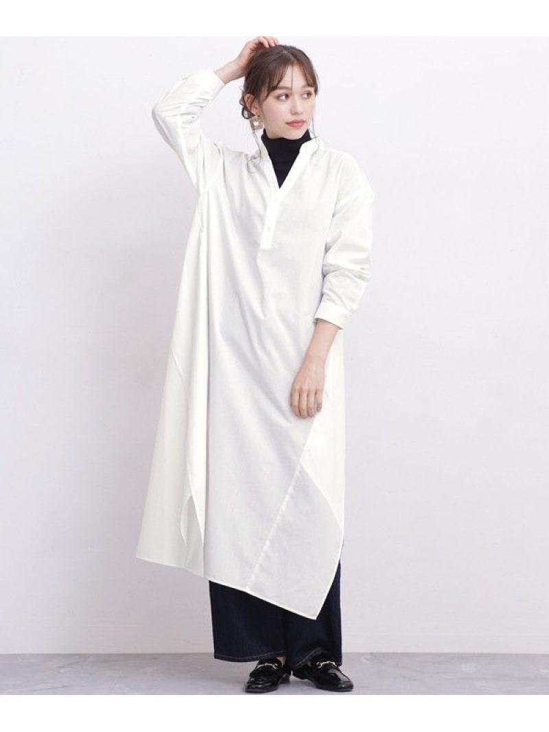WEB限定/ボリュームシルエットロングシャツワンピース