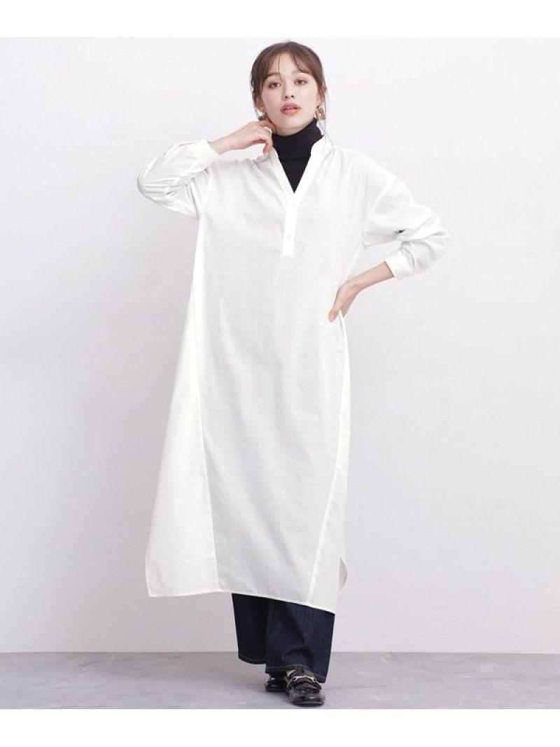 WEB限定/ボリュームシルエットロングシャツワンピース