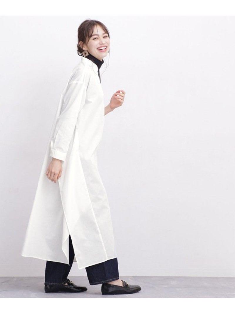 WEB限定/ボリュームシルエットロングシャツワンピース