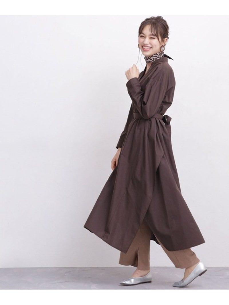 WEB限定/ボリュームシルエットロングシャツワンピース