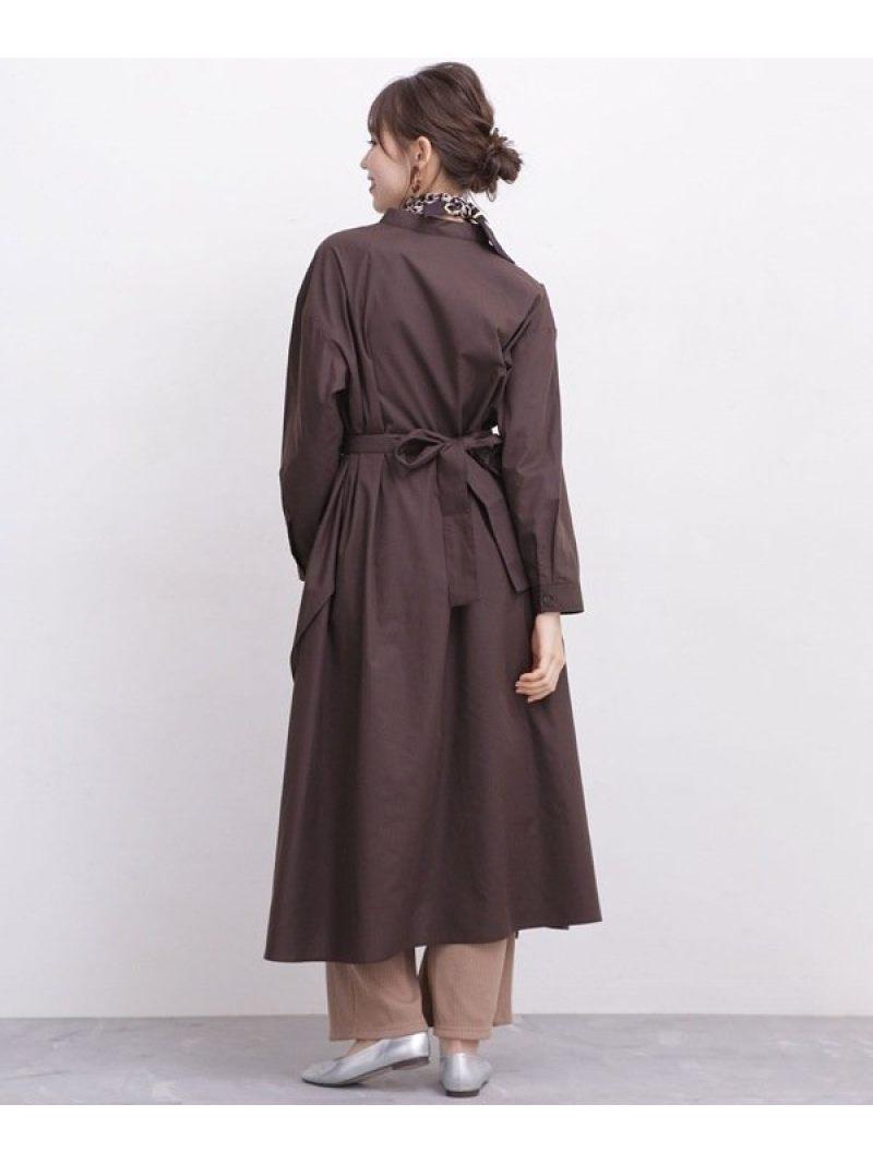 WEB限定/ボリュームシルエットロングシャツワンピース