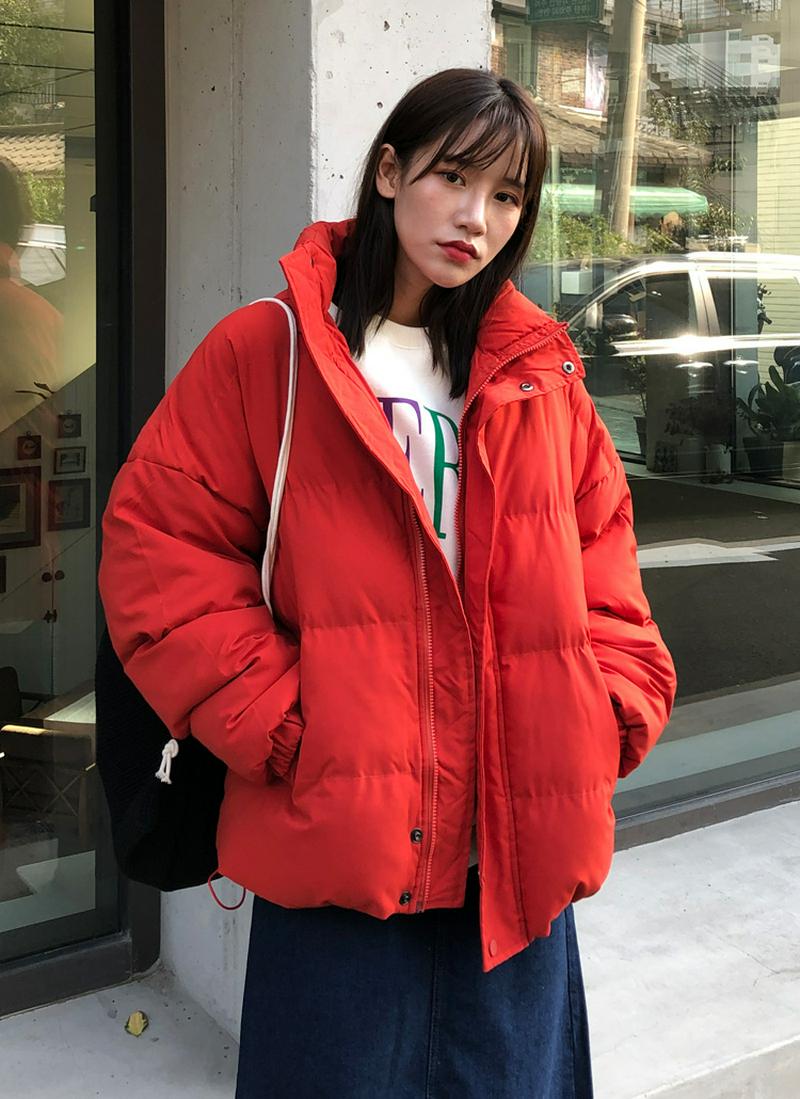 ハイネックオーバージャケット