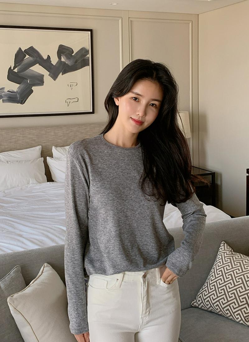 6COLORSラウンドネックTシャツ