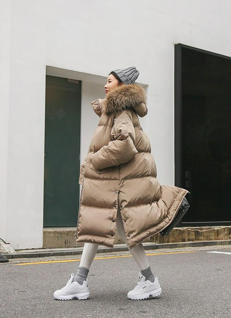 ファーSETボタンスリットロングジャケット