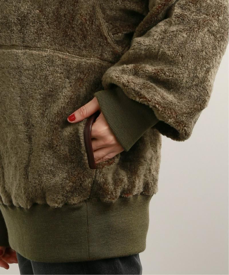 【MAISON CHANTOISE/メゾン・シャントワーズ】HALF ZIP-UP TOP:カットソー