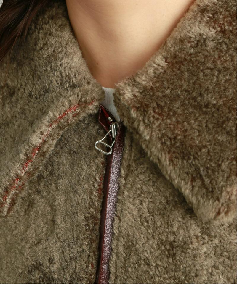 【MAISON CHANTOISE/メゾン・シャントワーズ】HALF ZIP-UP TOP:カットソー