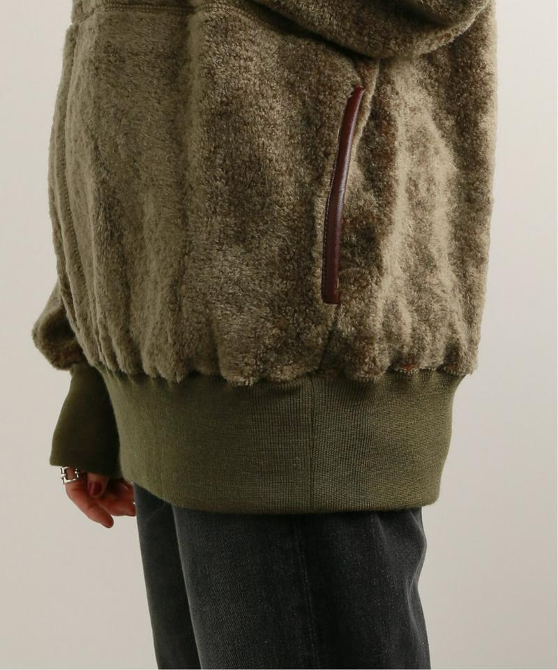 【MAISON CHANTOISE/メゾン・シャントワーズ】HALF ZIP-UP TOP:カットソー
