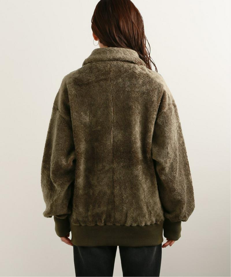 【MAISON CHANTOISE/メゾン・シャントワーズ】HALF ZIP-UP TOP:カットソー