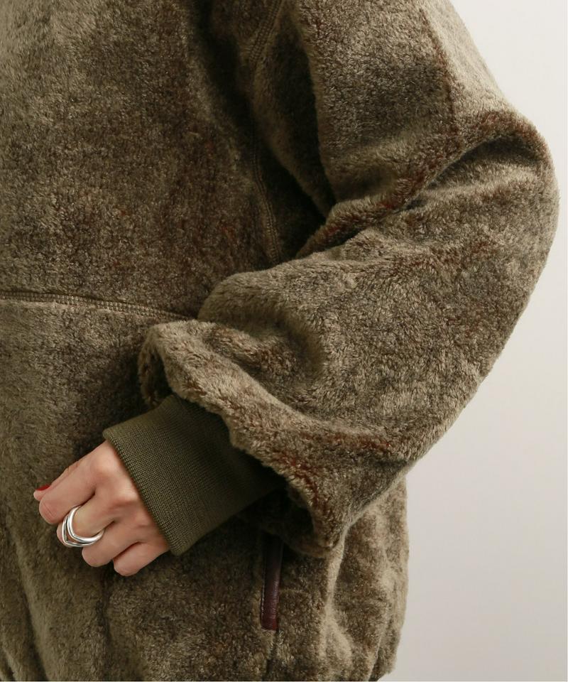 【MAISON CHANTOISE/メゾン・シャントワーズ】HALF ZIP-UP TOP:カットソー