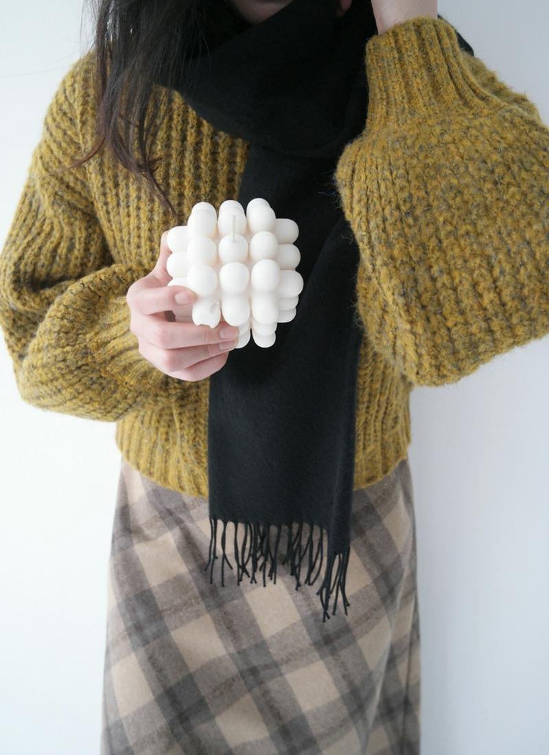 ボリュームスリーブニット