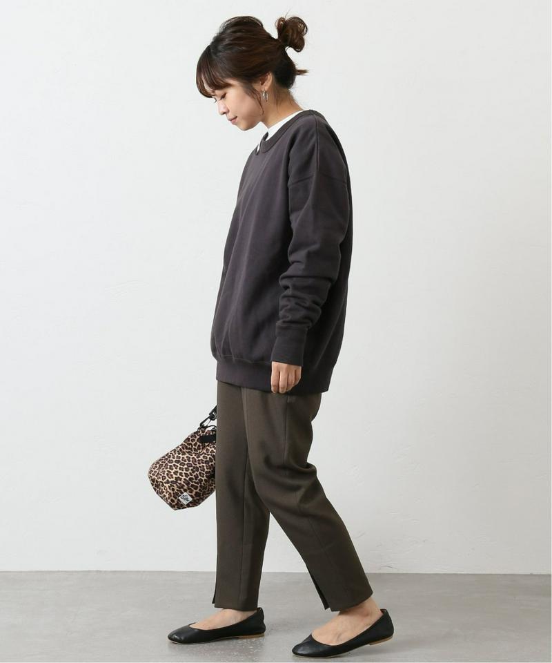 《追加》《WEB限定》JS+eウールライクポリスリットパンツ◆2