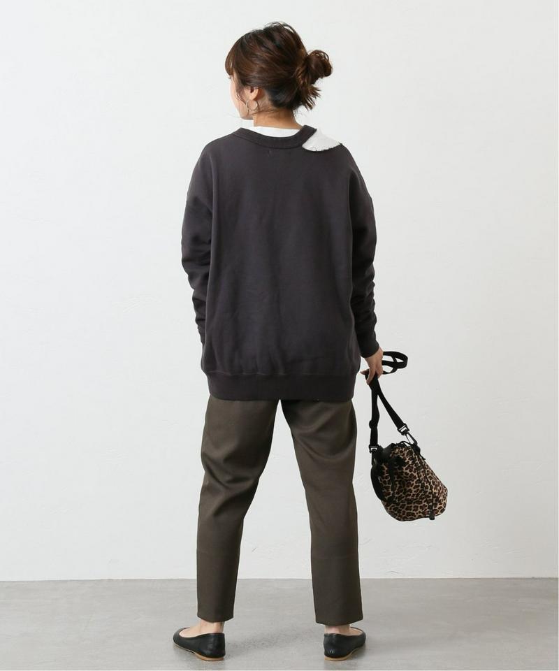 《追加》《WEB限定》JS+eウールライクポリスリットパンツ◆2
