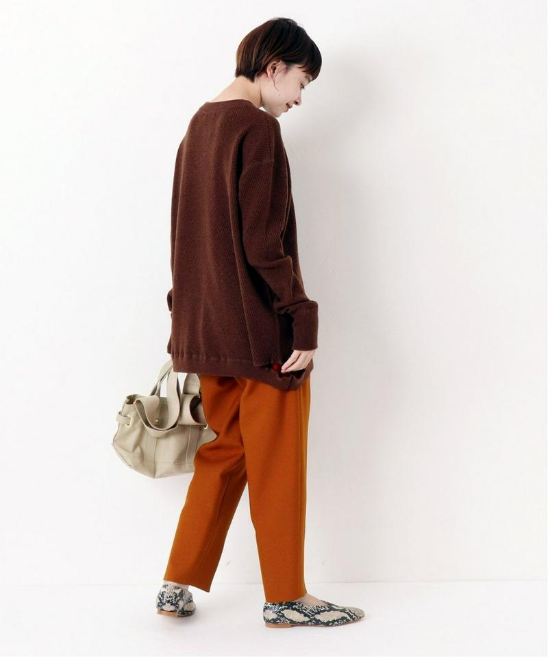 《追加》《WEB限定》JS+eウールライクポリスリットパンツ◆2