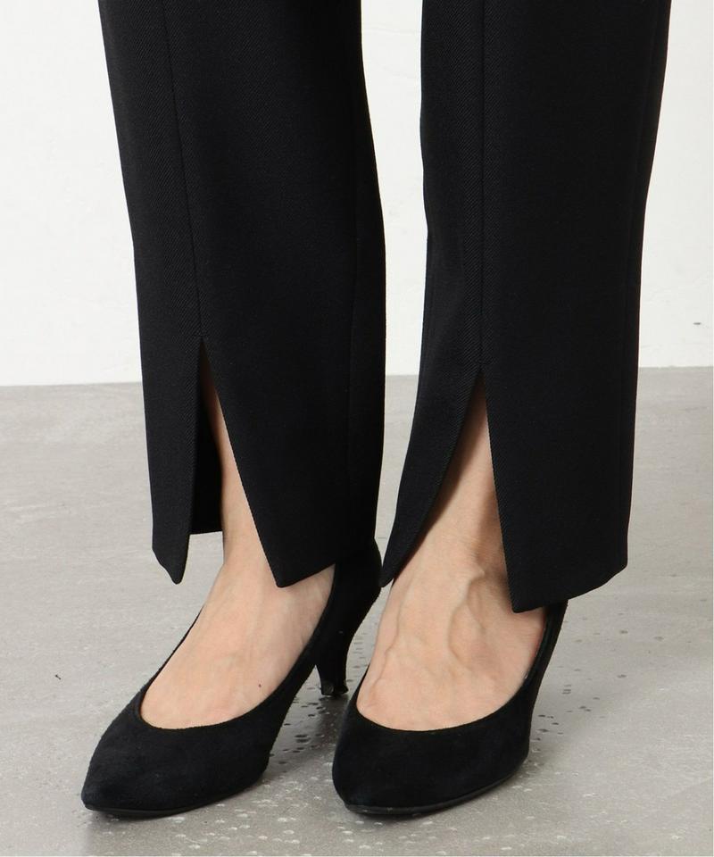 《追加》《WEB限定》JS+eウールライクポリスリットパンツ◆2