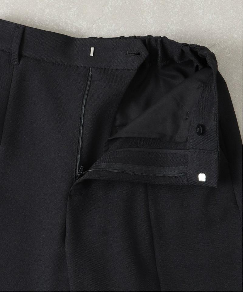 《追加》《WEB限定》JS+eウールライクポリスリットパンツ◆2
