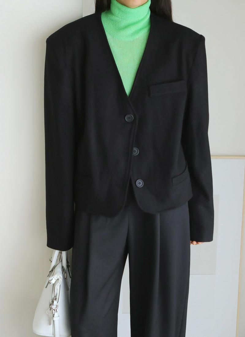 クロップドショートジャケット