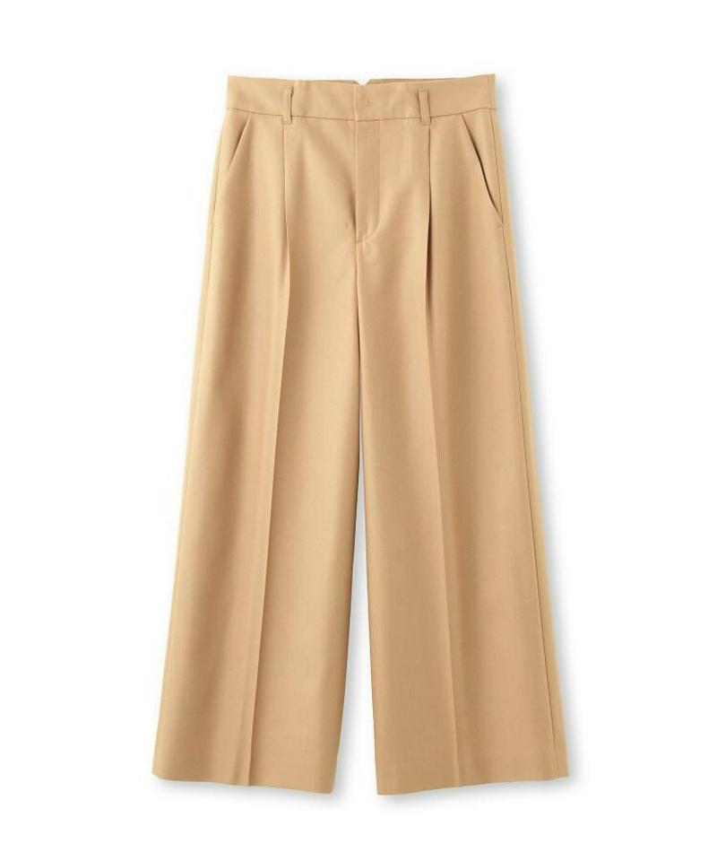 ◆センタープレスワイドミディパンツ