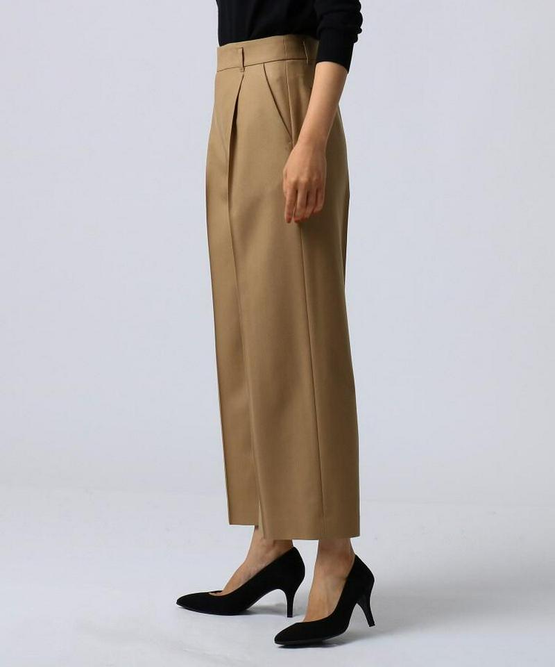 ◆センタープレスワイドミディパンツ