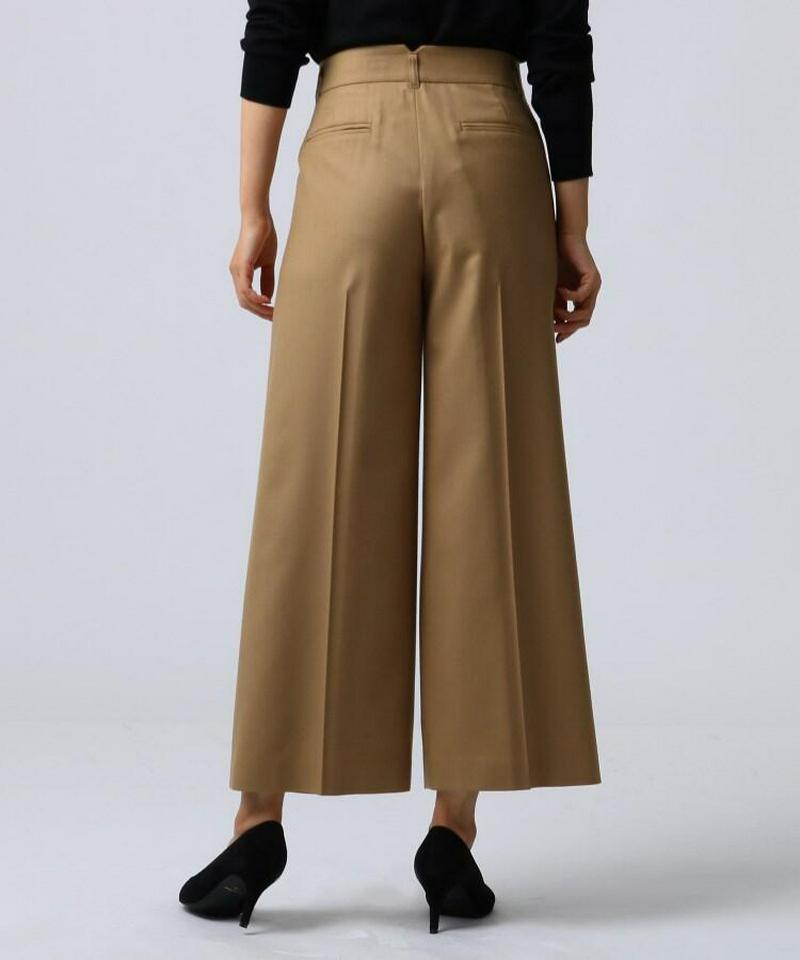 ◆センタープレスワイドミディパンツ