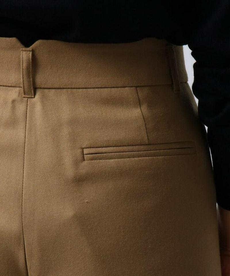 ◆センタープレスワイドミディパンツ