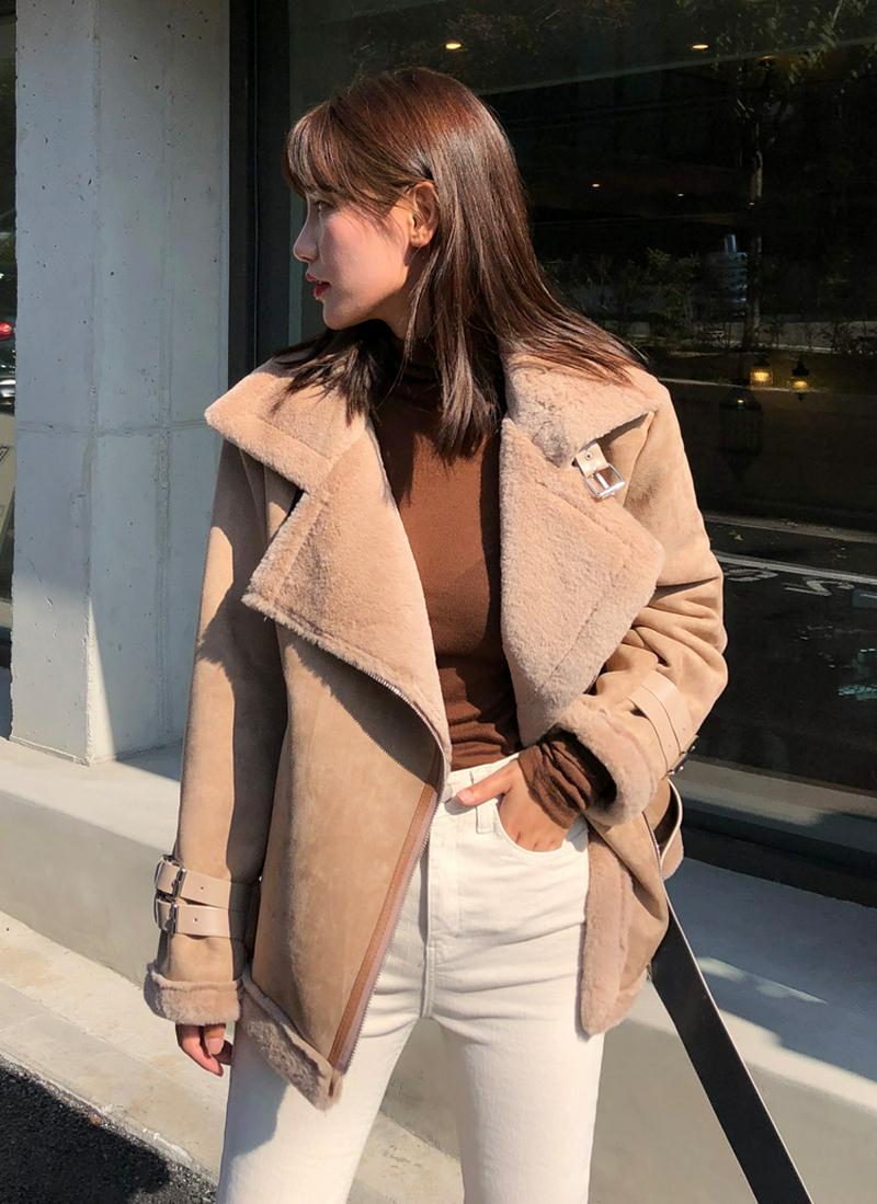 フェイクファームートンジャケット