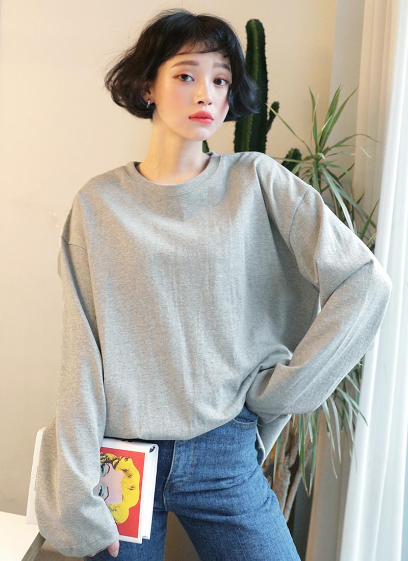 ボクシーサイドスリットTシャツ・全3色