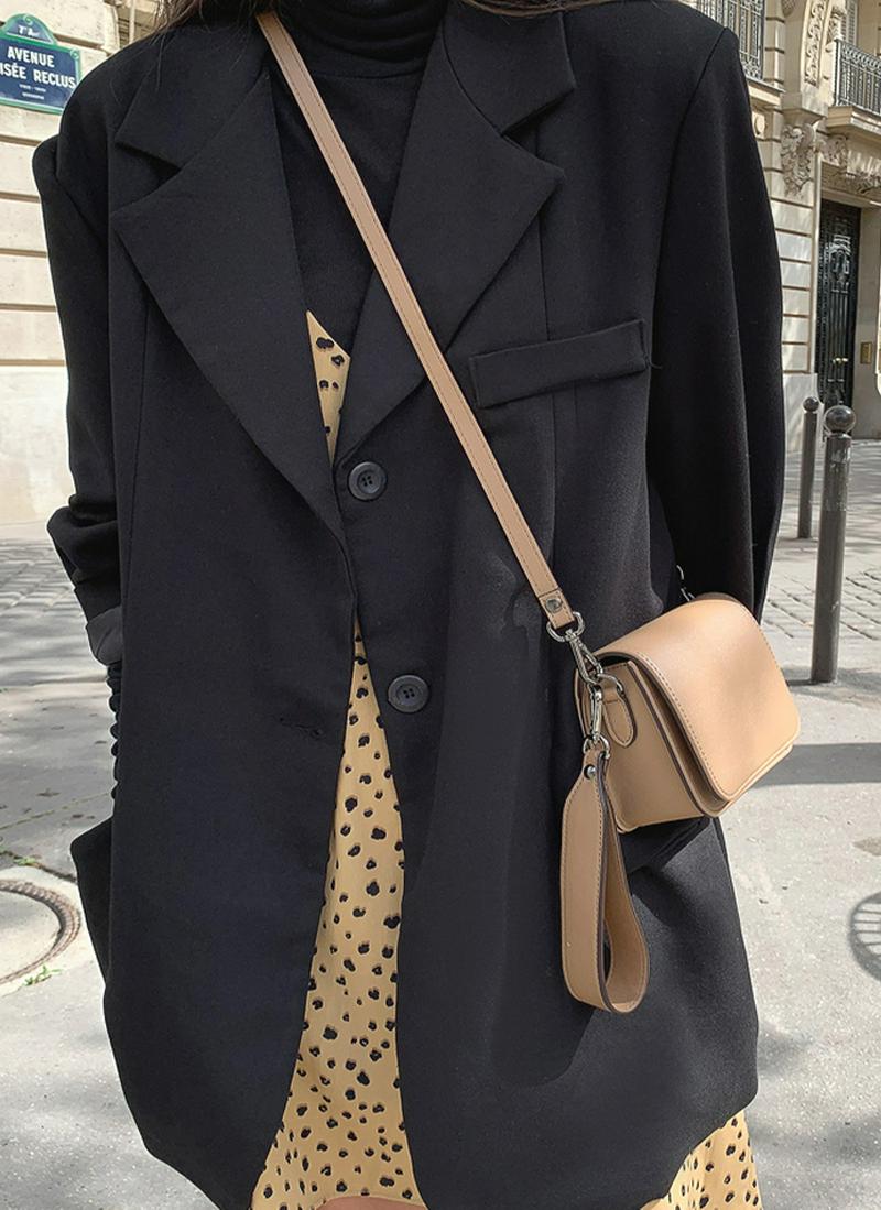 テーラードカラーオーバージャケット