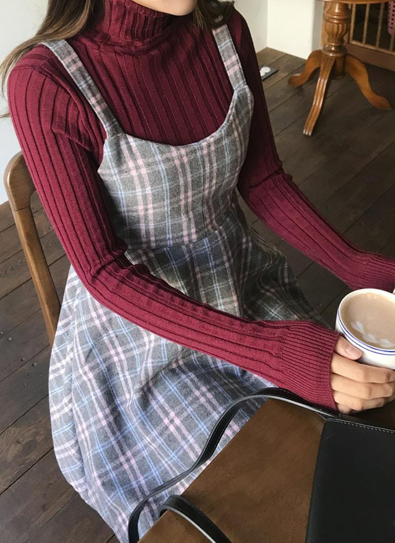 スリムリブニット