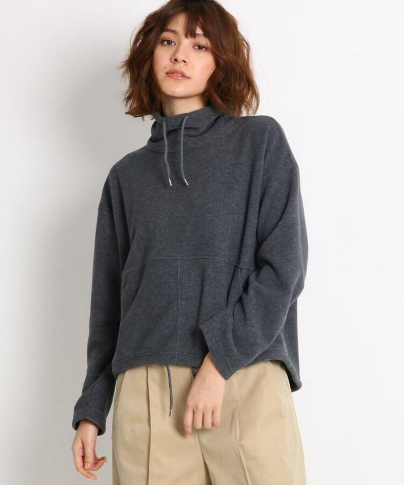 【洗える】フリースハイネックプルオーバー