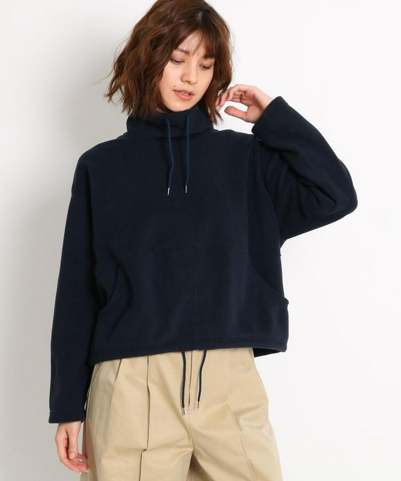 【洗える】フリースハイネックプルオーバー