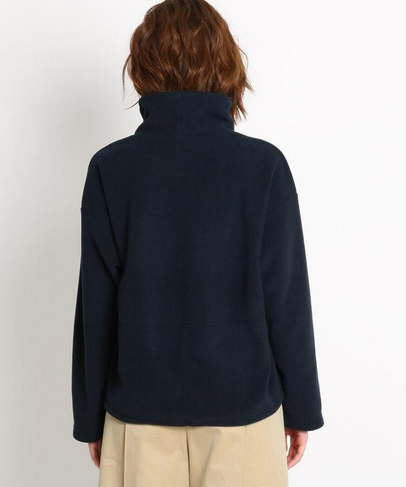 【洗える】フリースハイネックプルオーバー