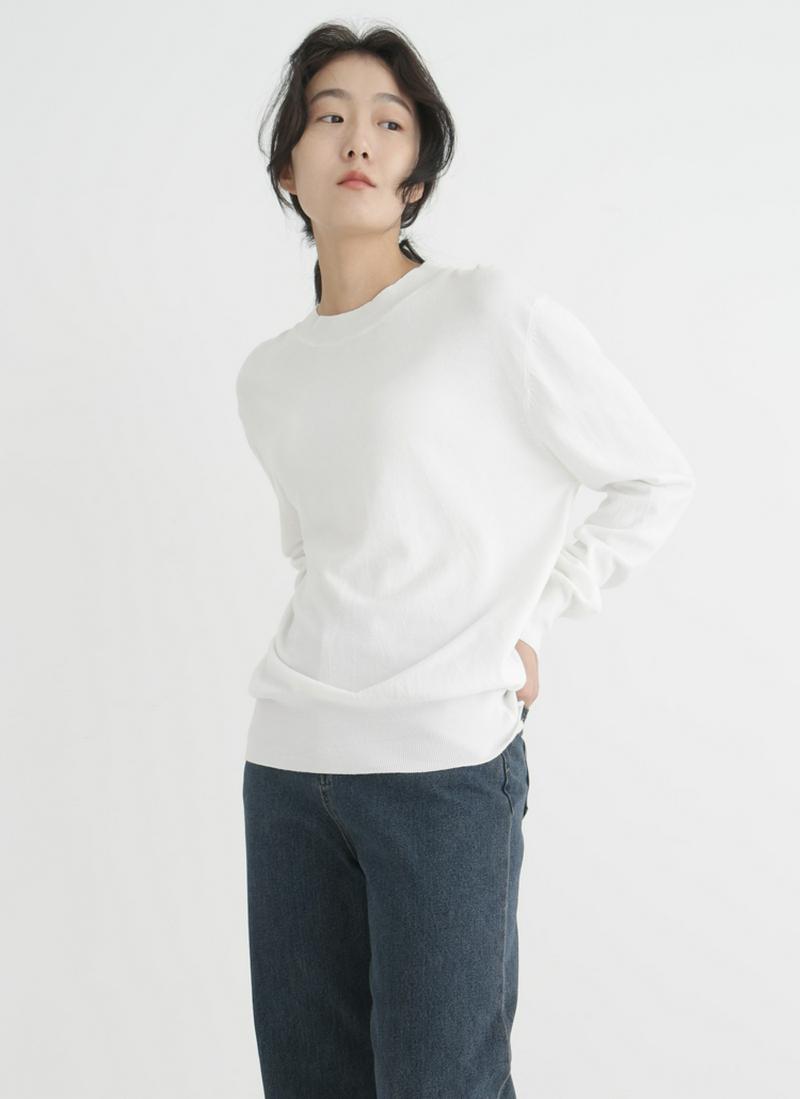 アクリルウール混ニット