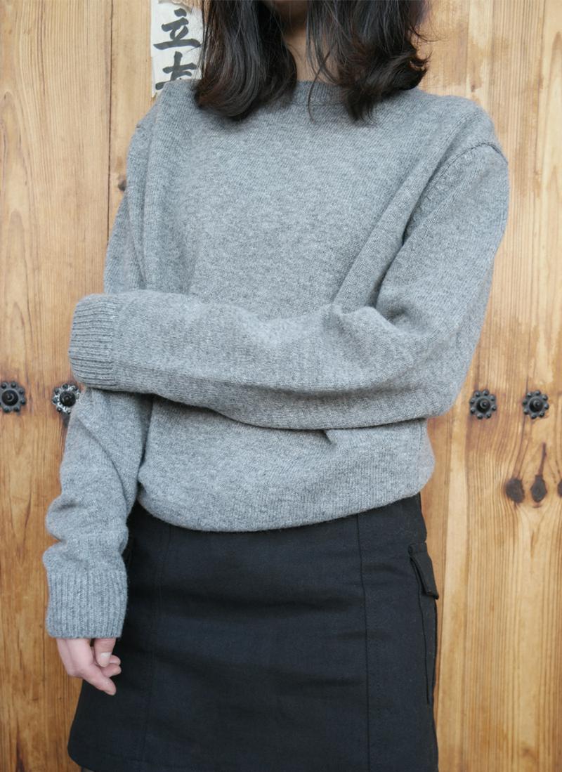 スタンダードウールカシミヤニット