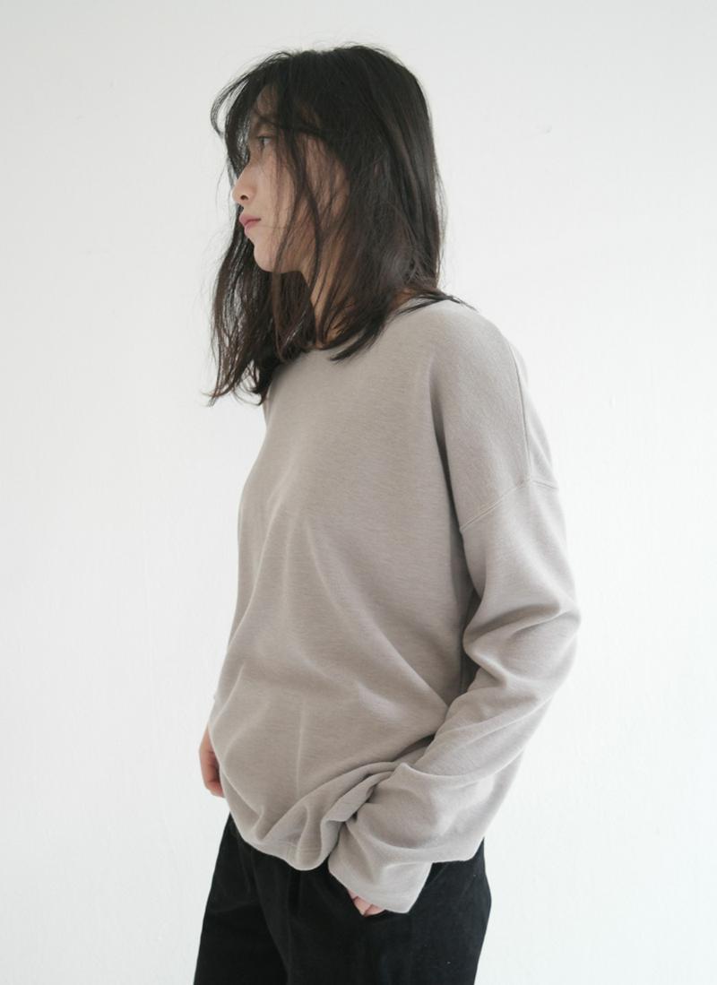 3COLORSラウンドニット