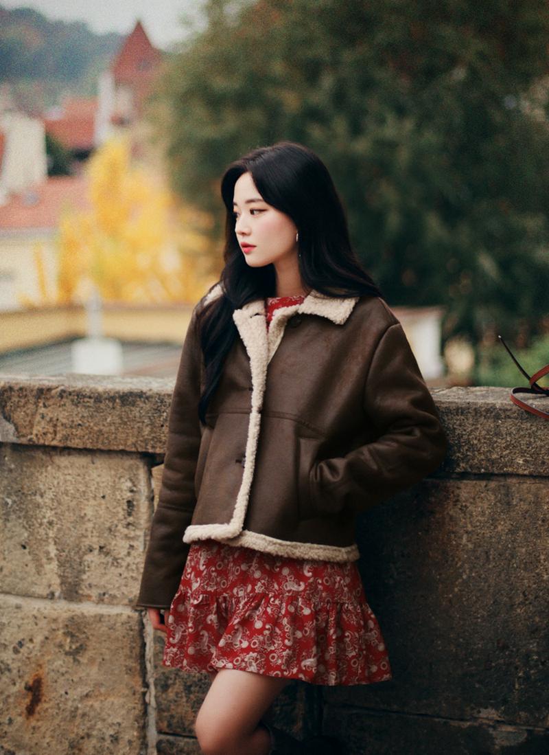 カラームートン風ジャケット