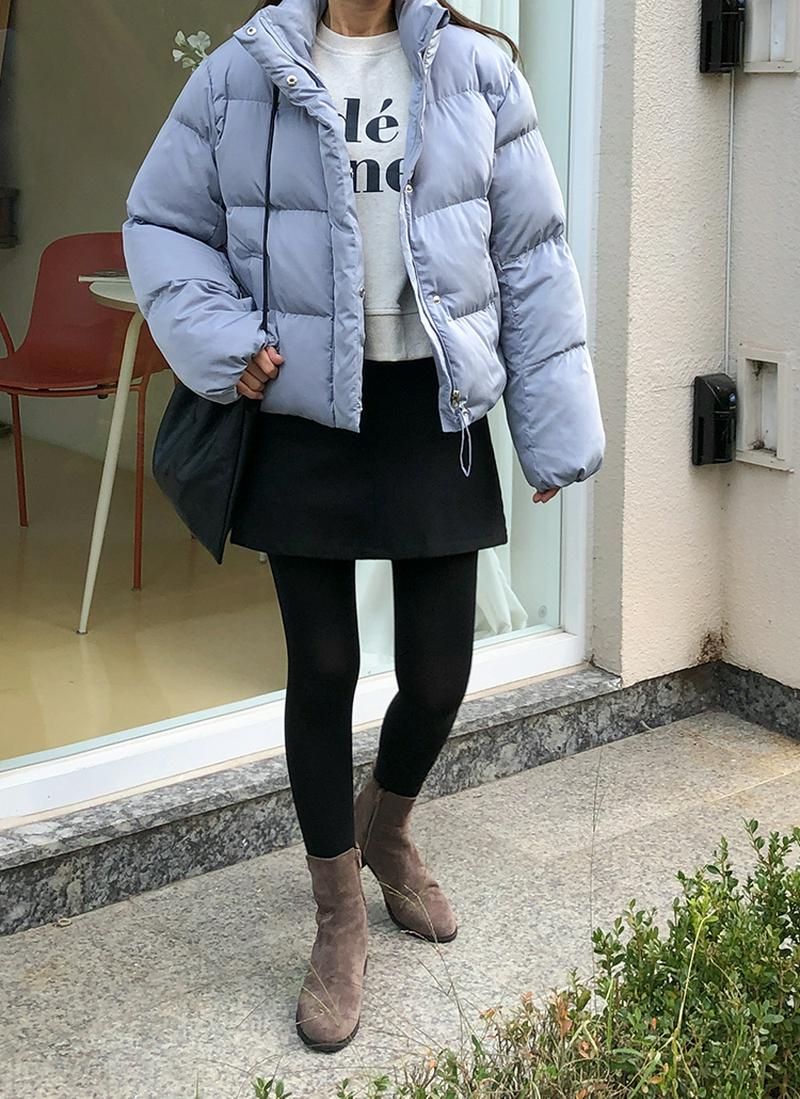 ドロスト中綿ショートジャケット