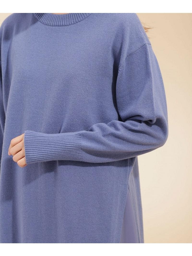スリットニット×ワンピースセット