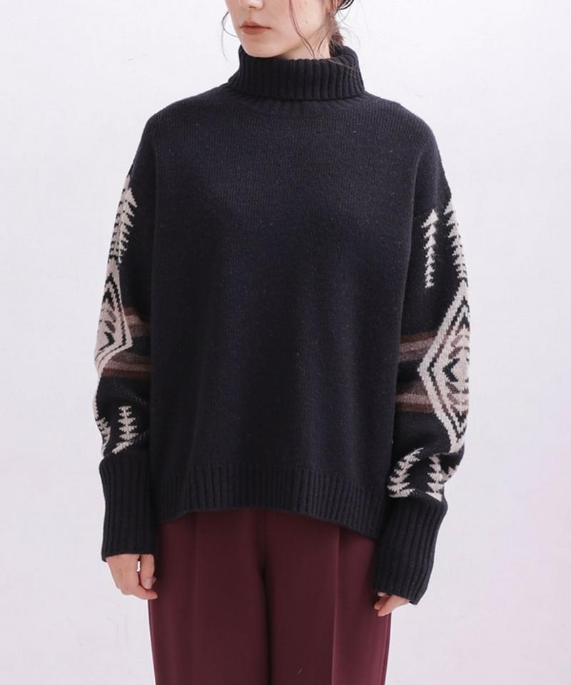 【MIHO NOJIRI × nano・universe】PENDLETON/別注Hardingニットプルオーバー（PENDLETON）
