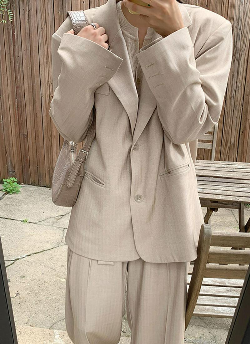 ルーズフィットテーラードカラージャケット