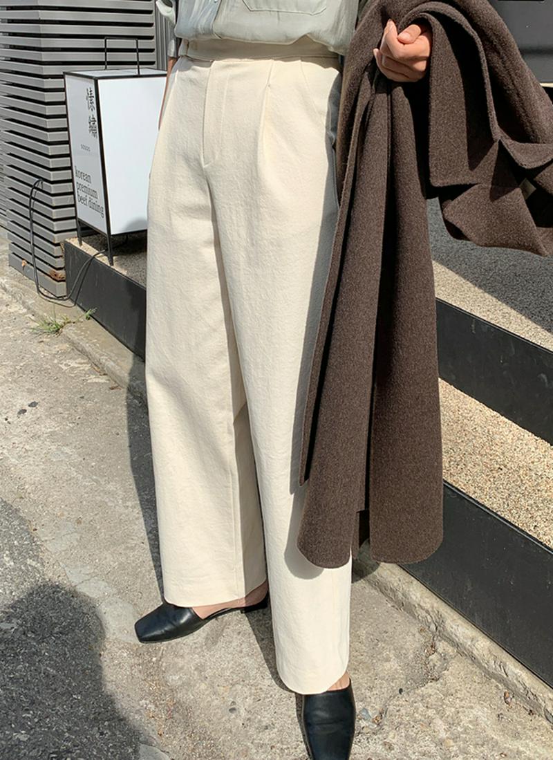 ベルトタックワイドパンツ