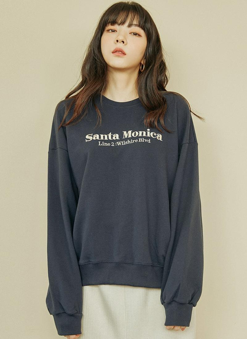 Santa Monicaバイオウォッシュスウェット