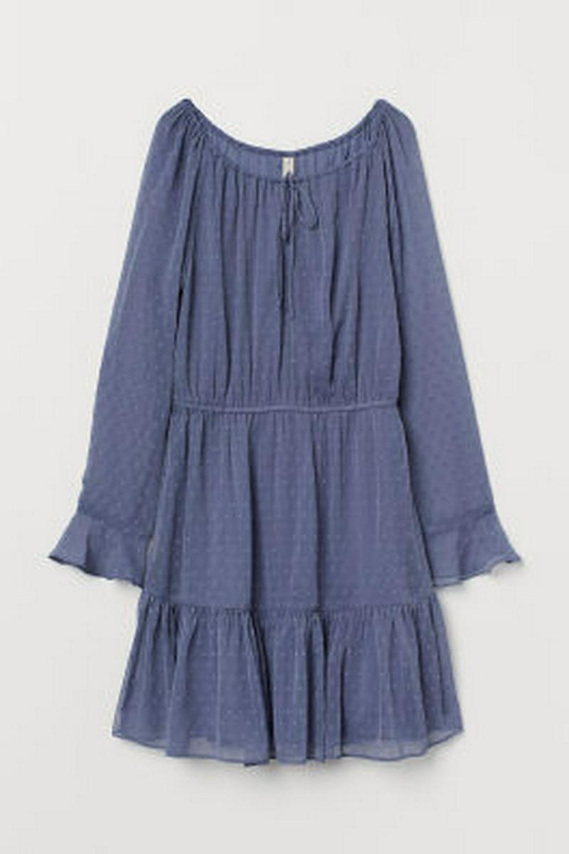 シフォンショートワンピース
