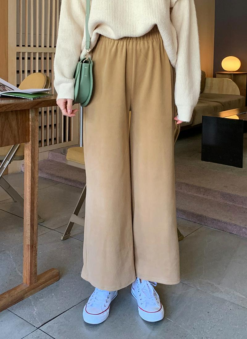 ストレッチリブパンツ・全4色
