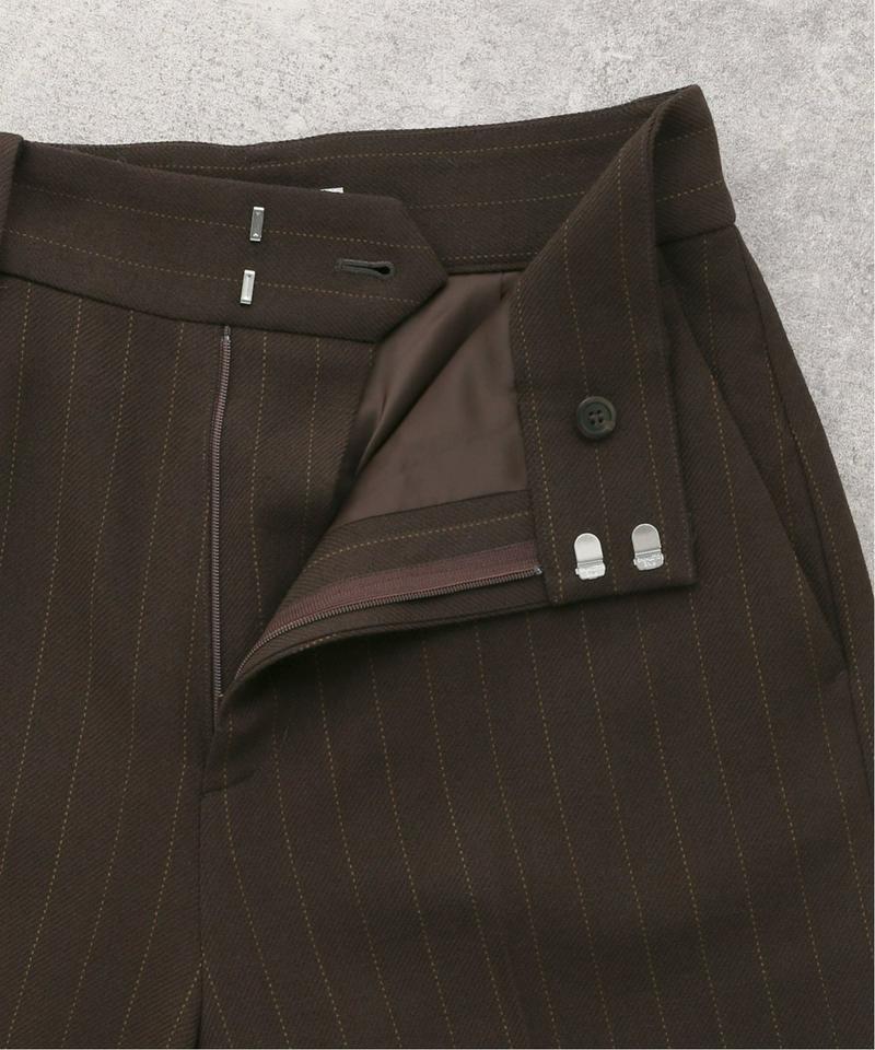 【NEU】ウールクレープワイドパンツ