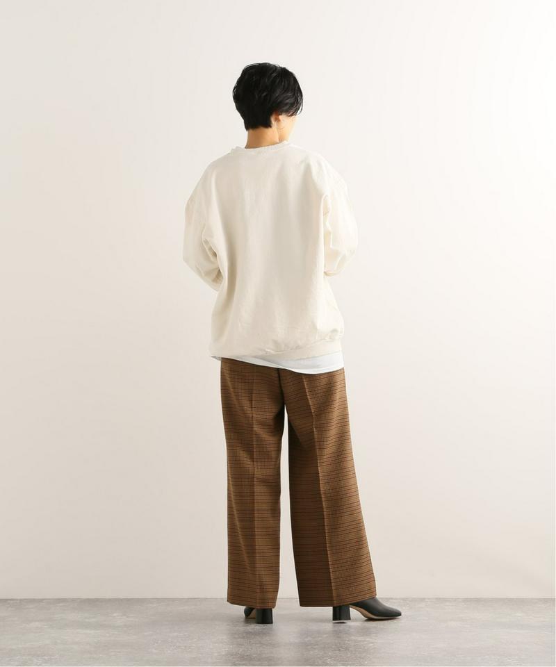 【NEU】ウールクレープワイドパンツ