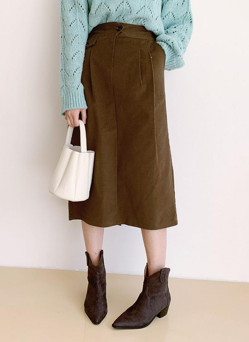 フラップタックスカート・全3色